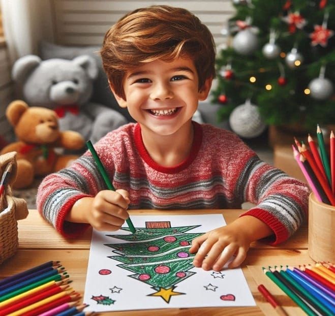Free Printable Christmas Coloring Pages for Kids