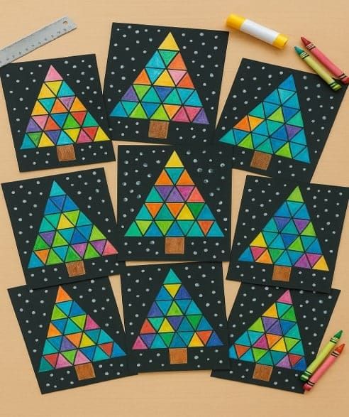 Free and Easy Christmas Pattern Crafts for Kids