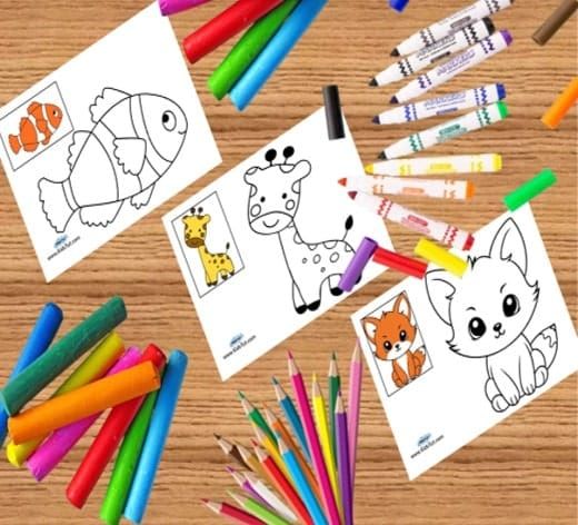 Free Printable Animals Coloring Pages for Kids
