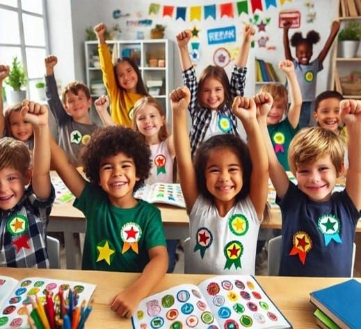 Inspiring and positive reward stickers for kids!