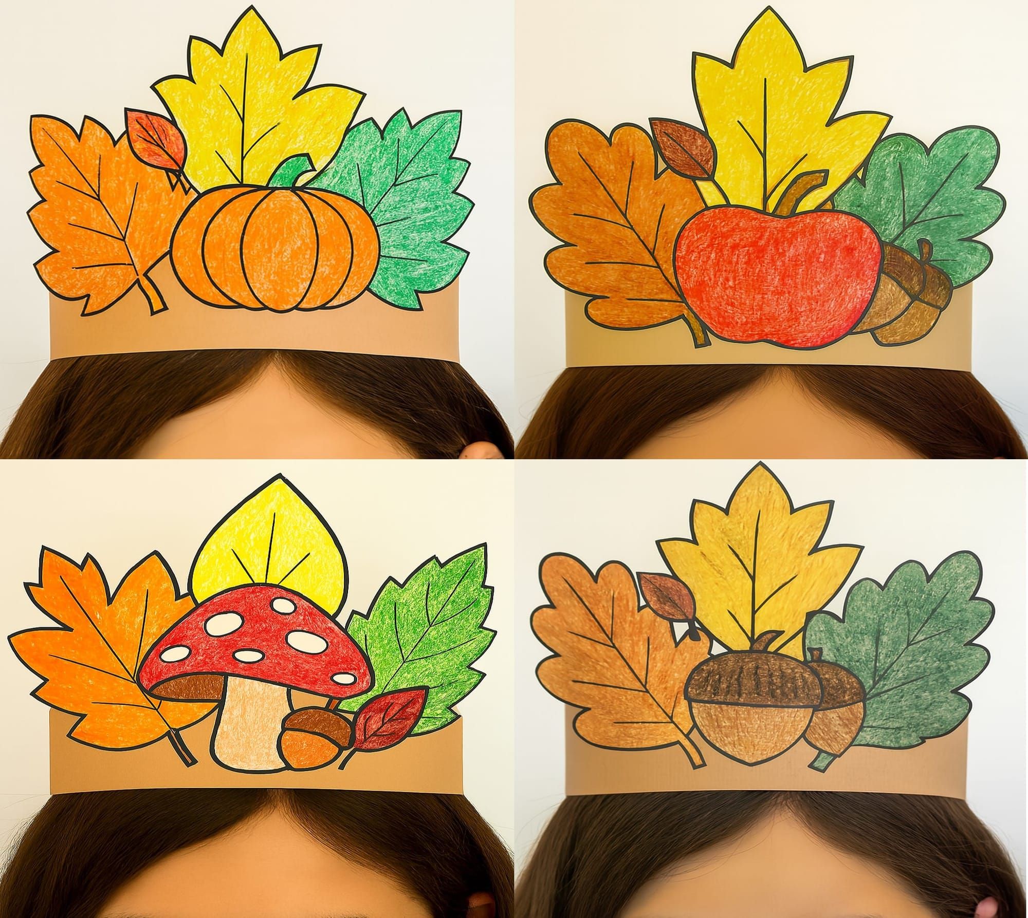 Easy Fall Crafts for Kids: Adorable Paper Crowns