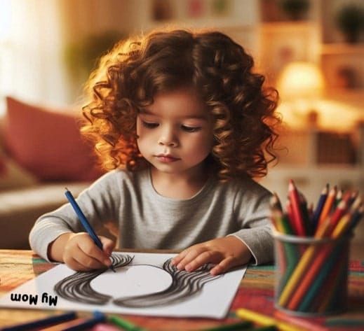 Free and Easy Family Face Drawing for kids