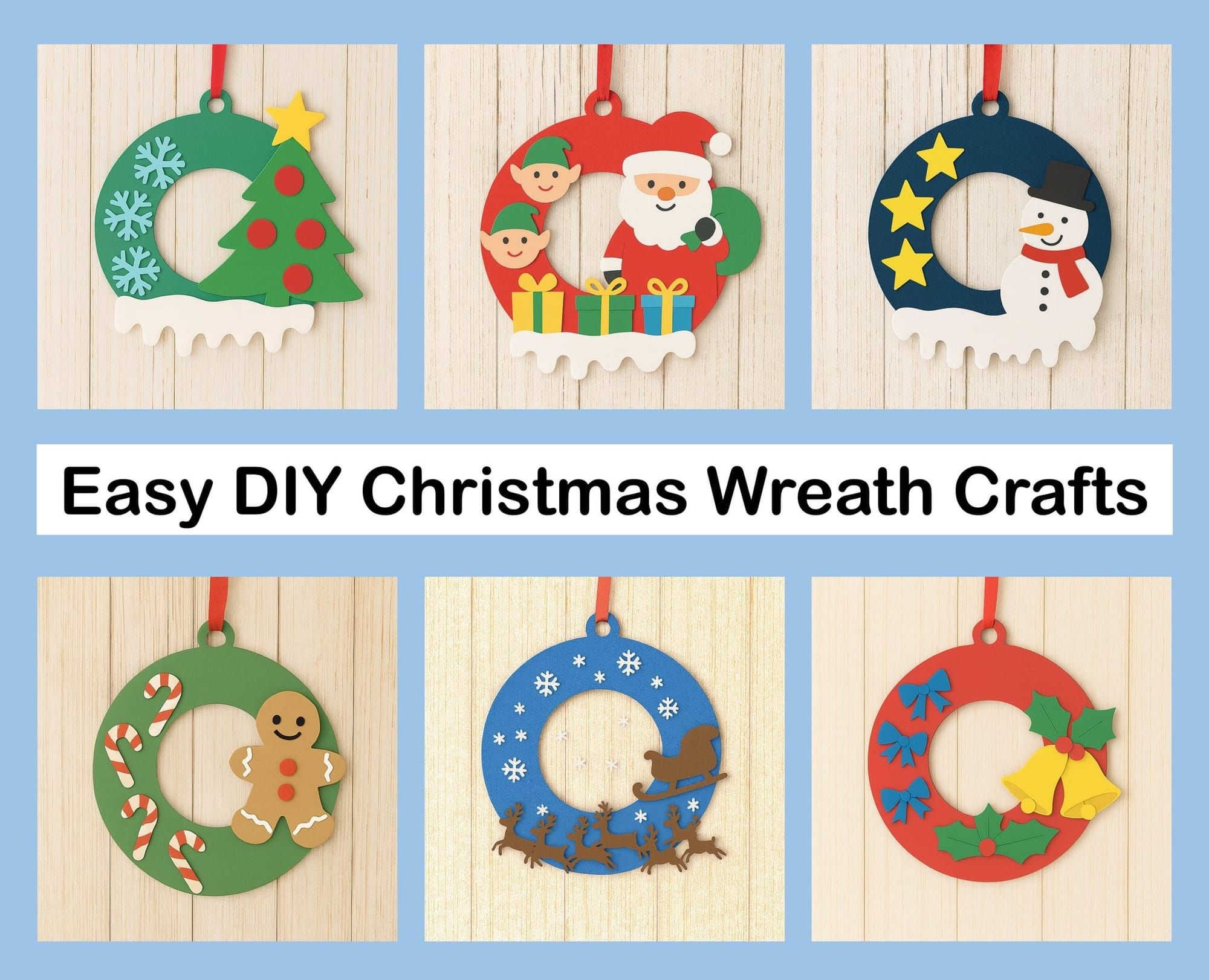 Festive Wreath Crafts: Easy DIY Christmas Fun