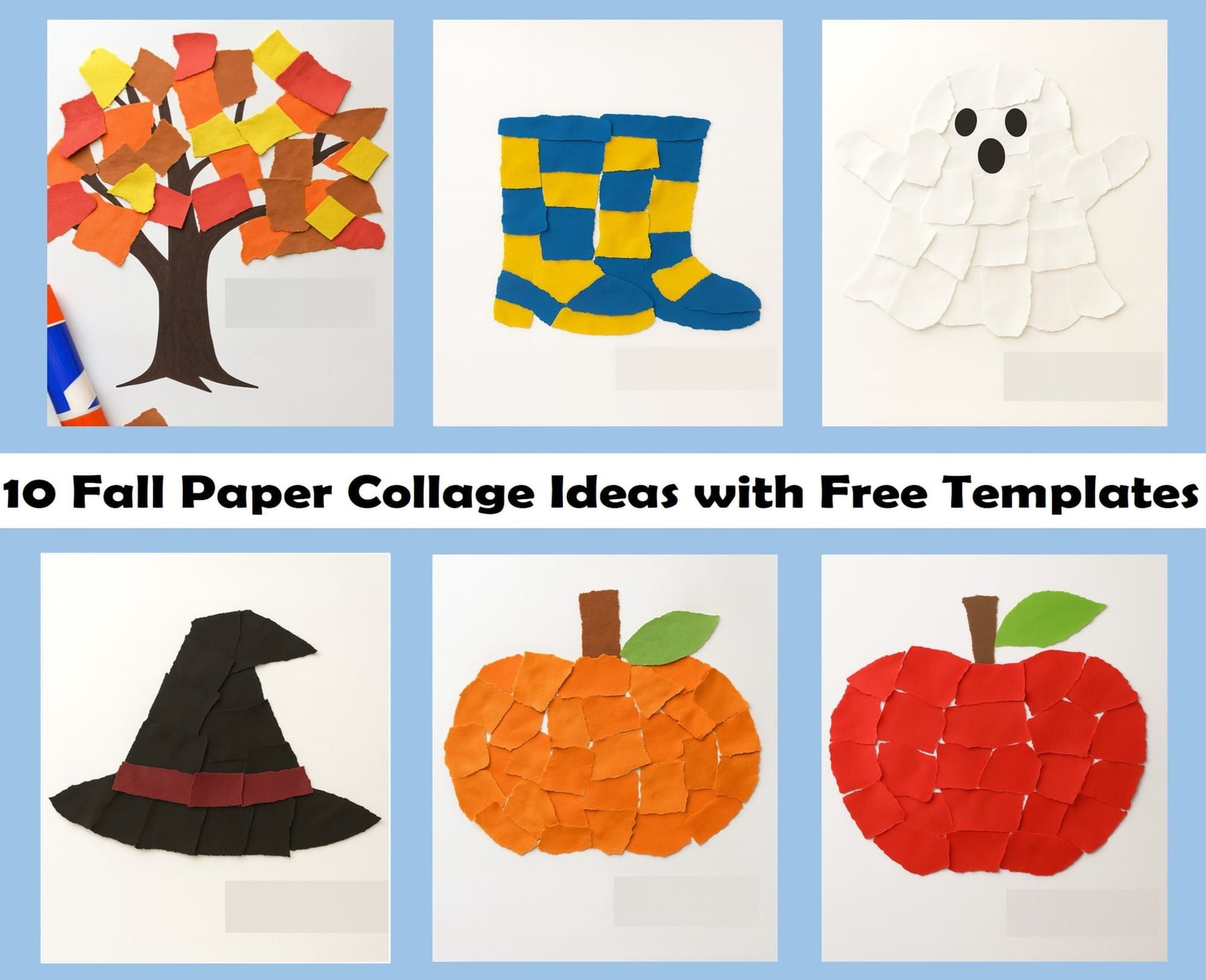 Easy Fall Crafts for Preschoolers with Templates