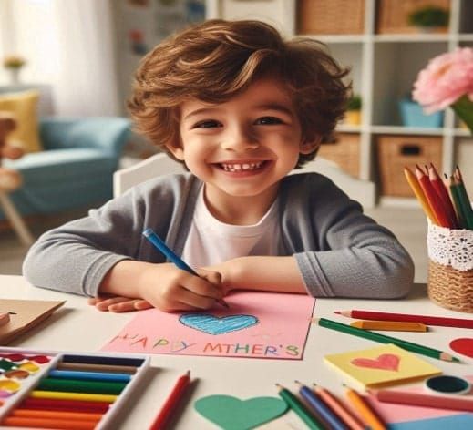 Free and Easy Mother's Day Card Templates for kids