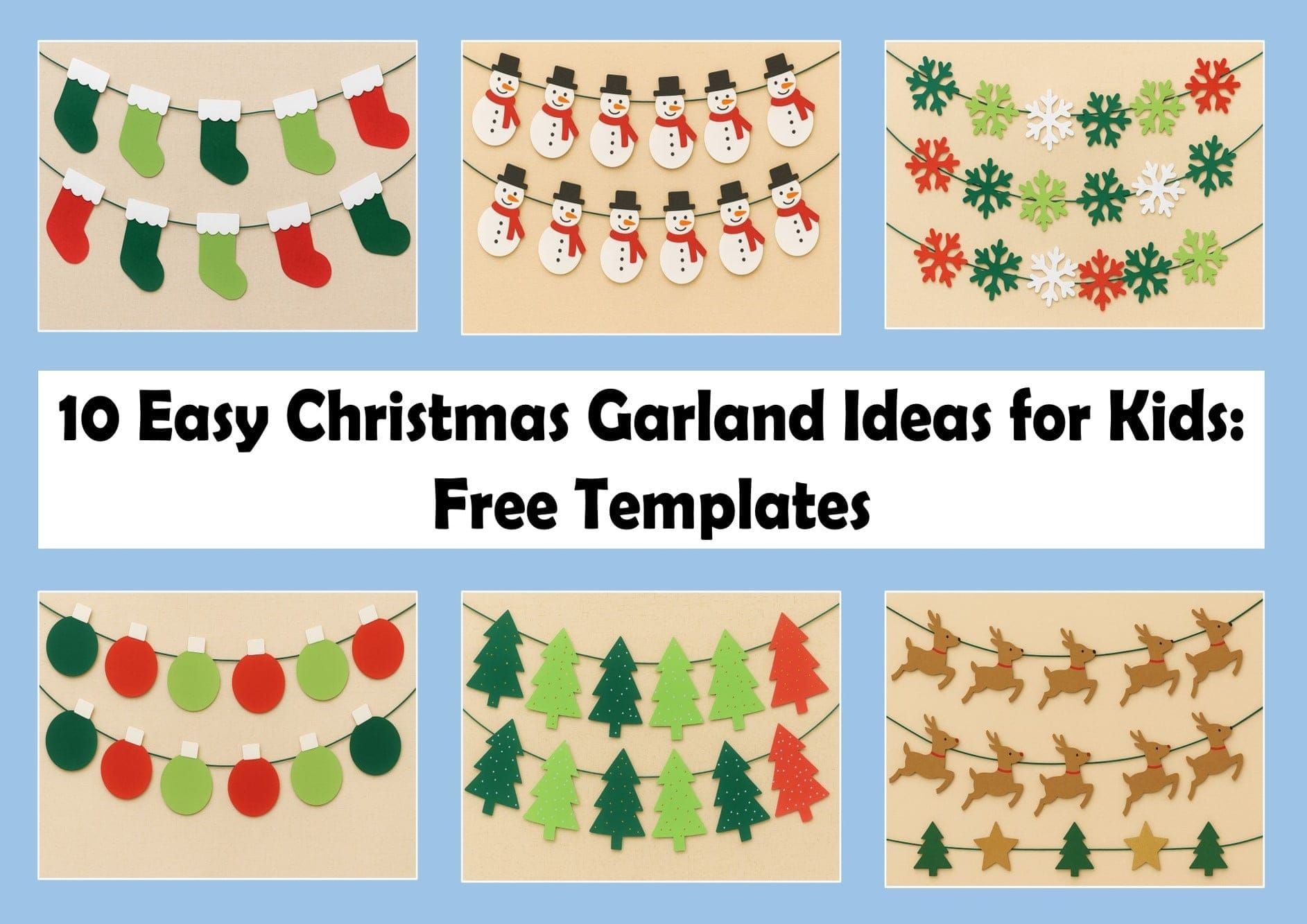 Easy and Fun Christmas Garland Ideas for Kids