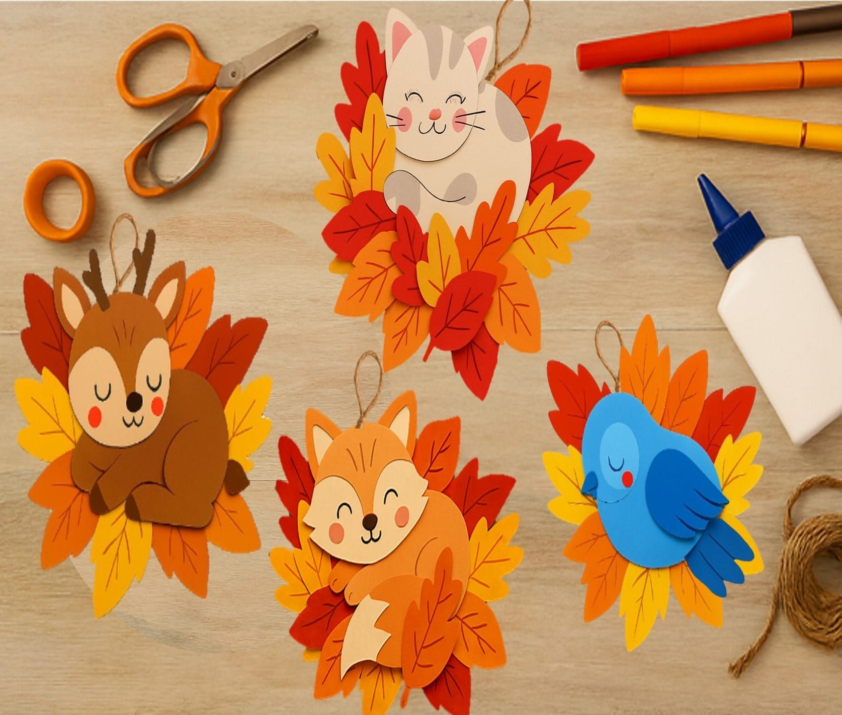 Fun and Simple Fall Decor Crafts for Kindergarten