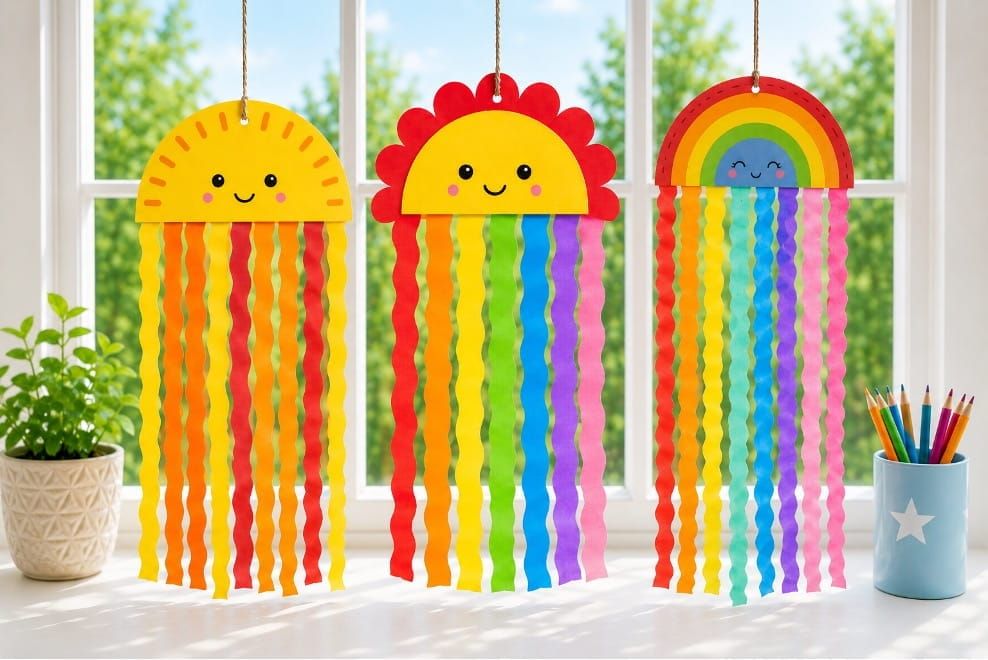 Easy Summer Hanging Crafts for Kids