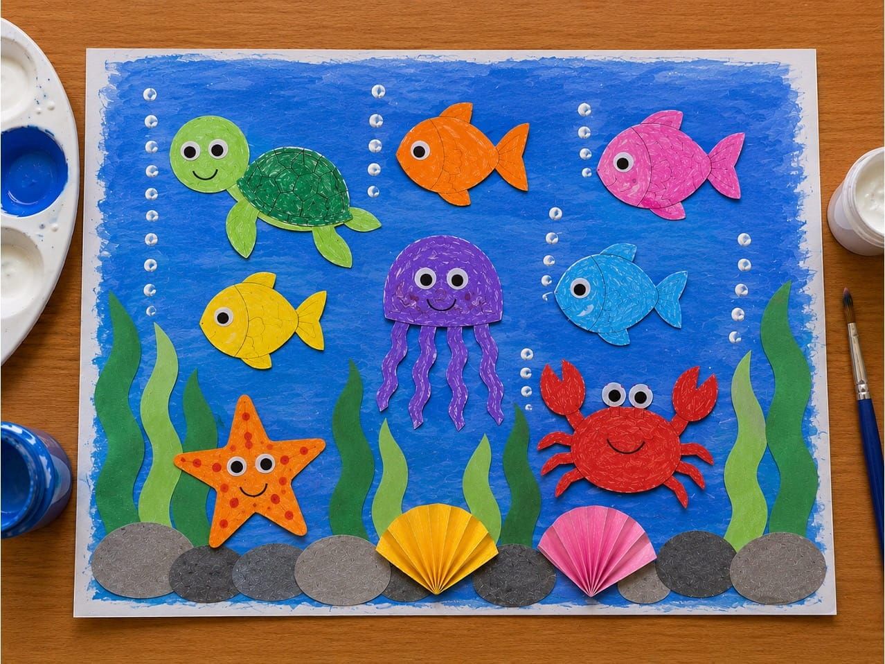 Easy Ocean Paper Craft for Kids