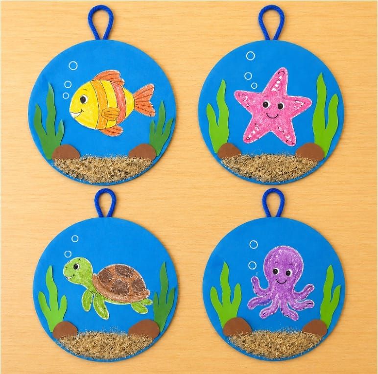 Easy Ocean Animal Crafts for Kids