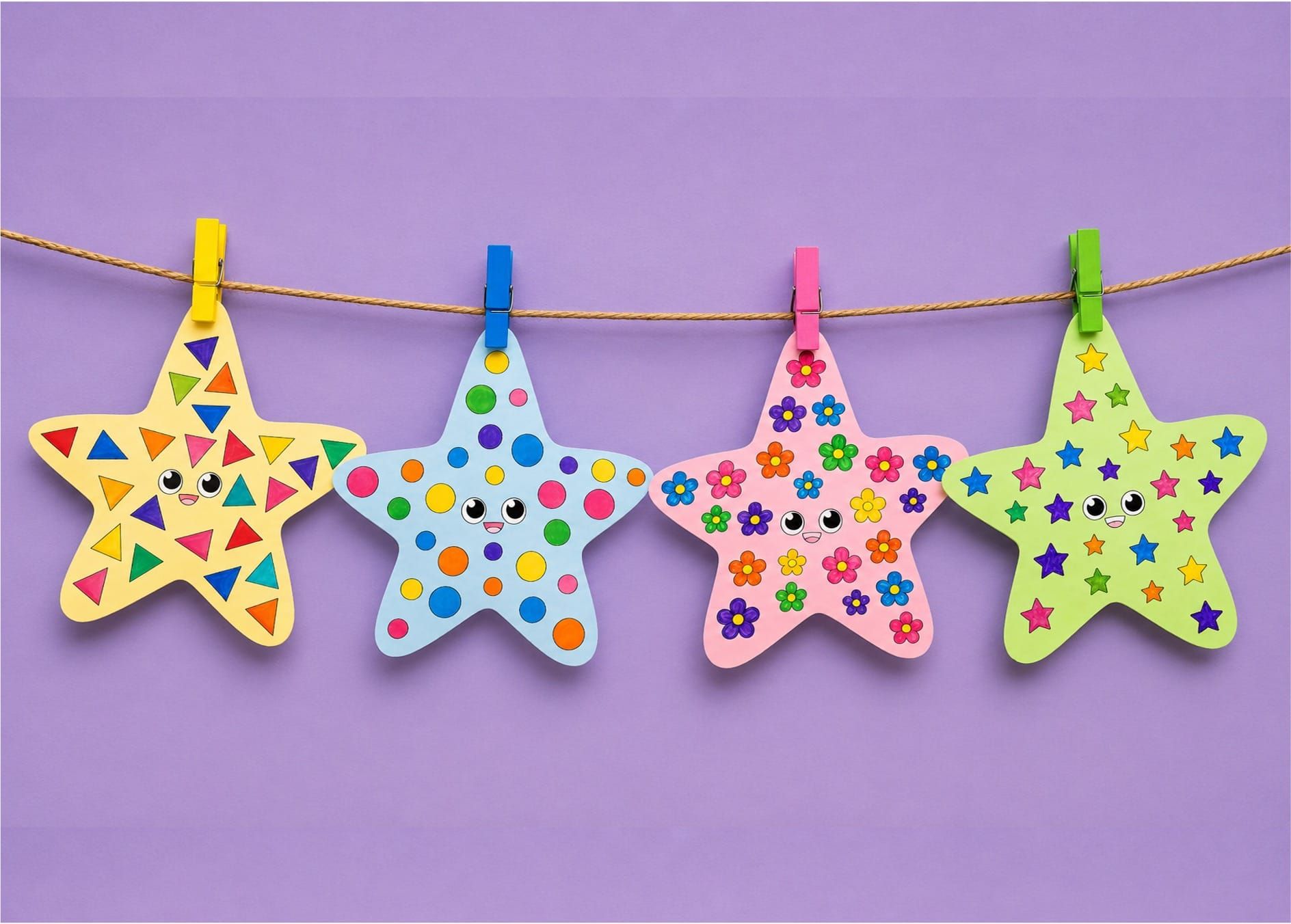 Easy Hanging Starfish Craft for Kids