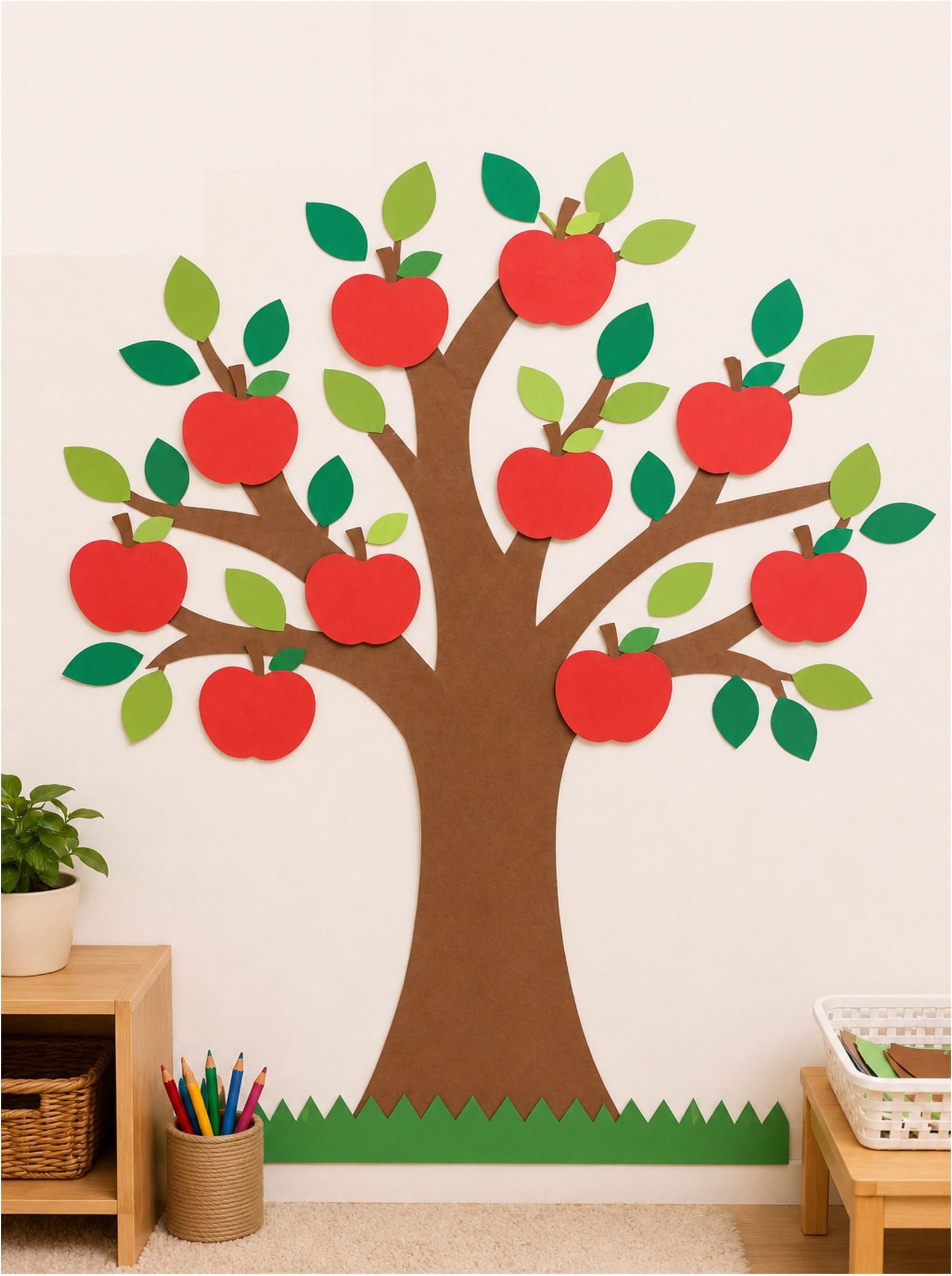 Creative Classroom Apple Tree Art