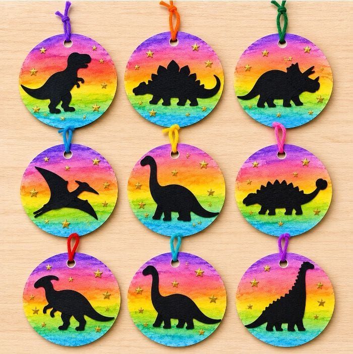 DIY Rainbow Dinosaur Crafts for Kids