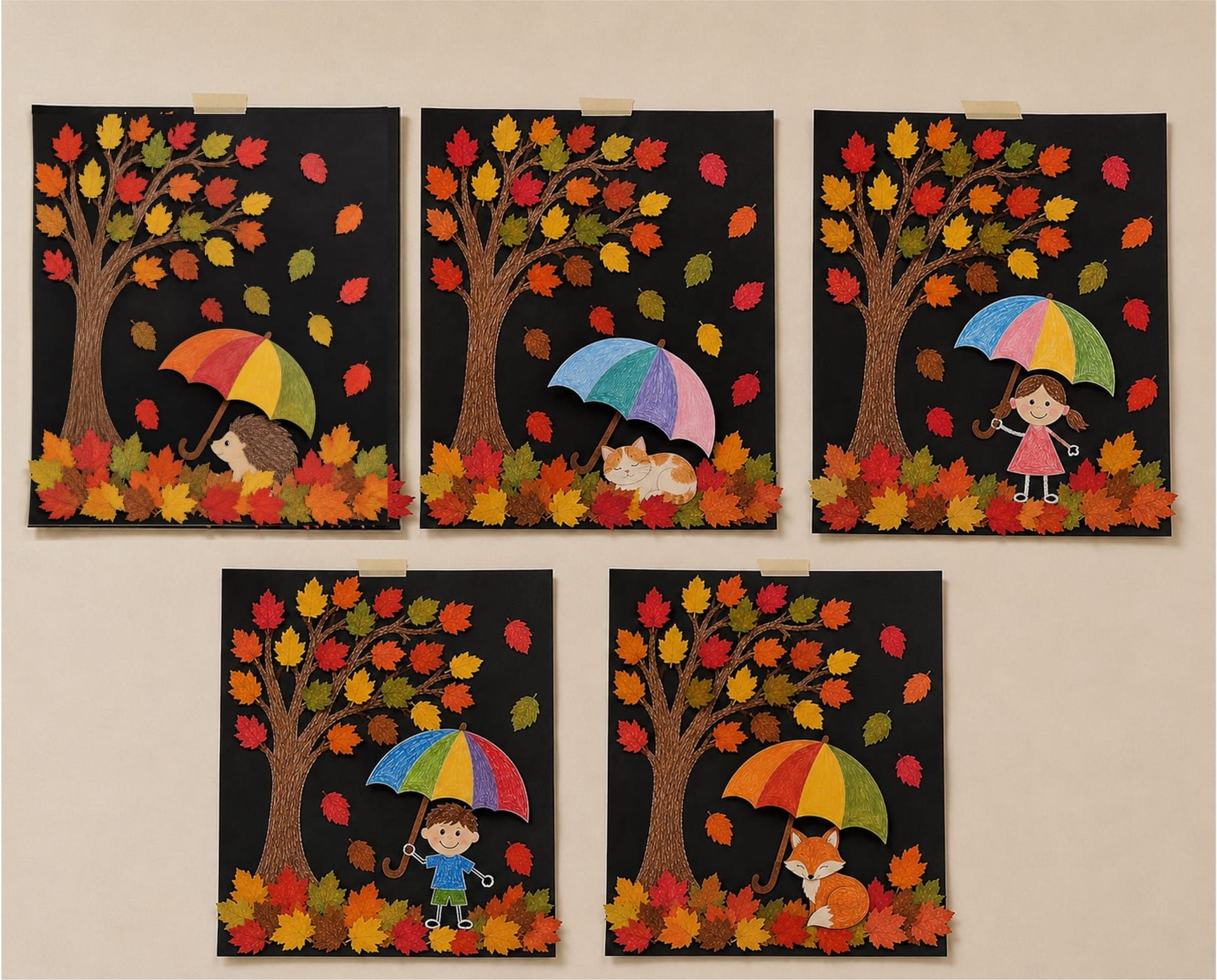 Creative Fall Scene Crafts for Kids