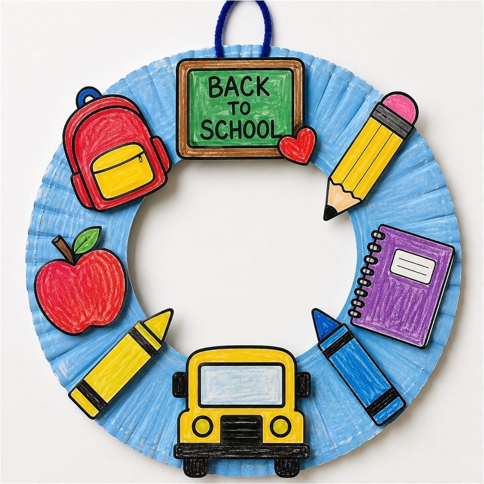 DIY Back to School Paper Plate Craft