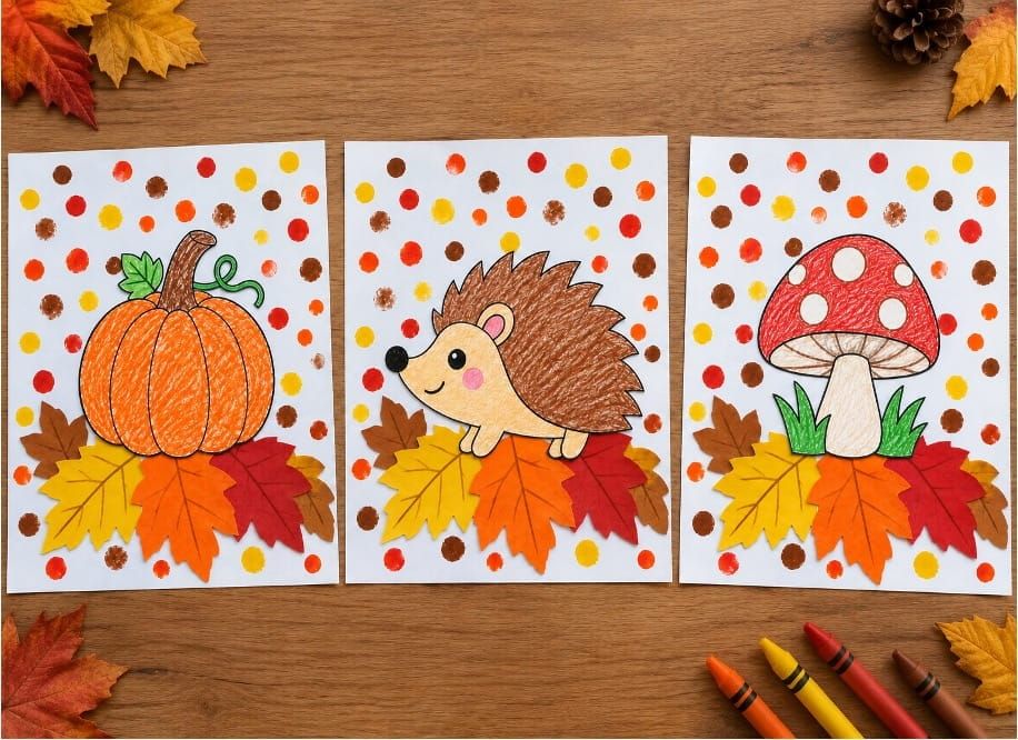 Fun Autumn Paper Craft Idea for Kids