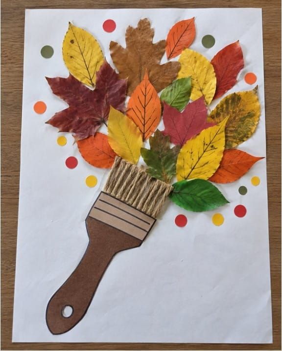 Creative Fall Leaf Painting Craft for Kids