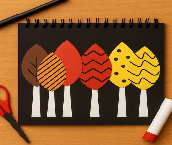 Easy Fall Crafts for Kids: Tree Canopy Fun!