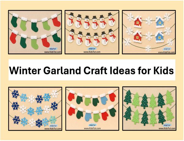 Winter Garland Craft Ideas for Kids to Make