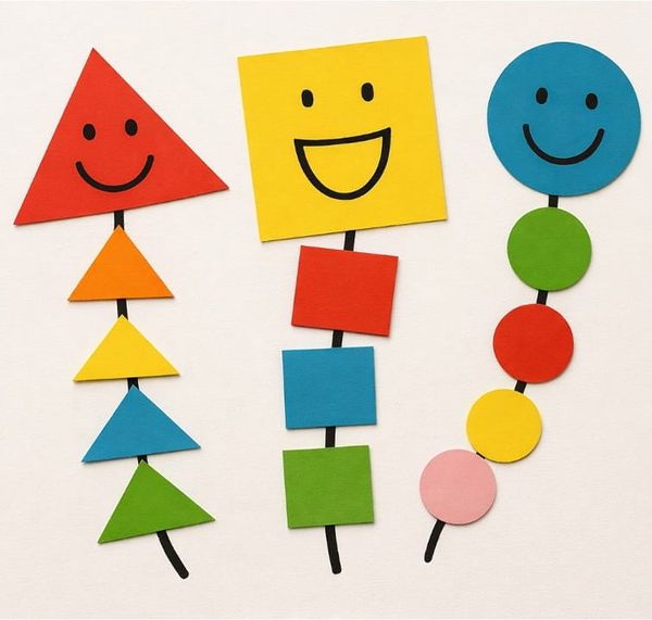 Fun and Easy Shape Crafts Activity for Kids