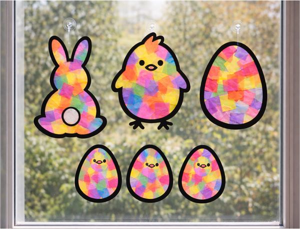 Easy and Fun Easter Suncatcher Crafts for Kids