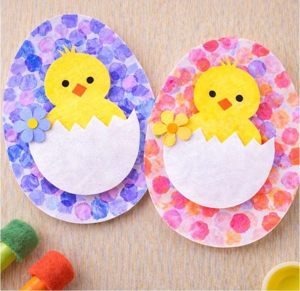 Easy DIY Easter Chick Egg Crafts for Kids