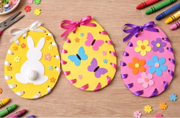 Easy Easter Egg Crafts for Kids DIY Fun