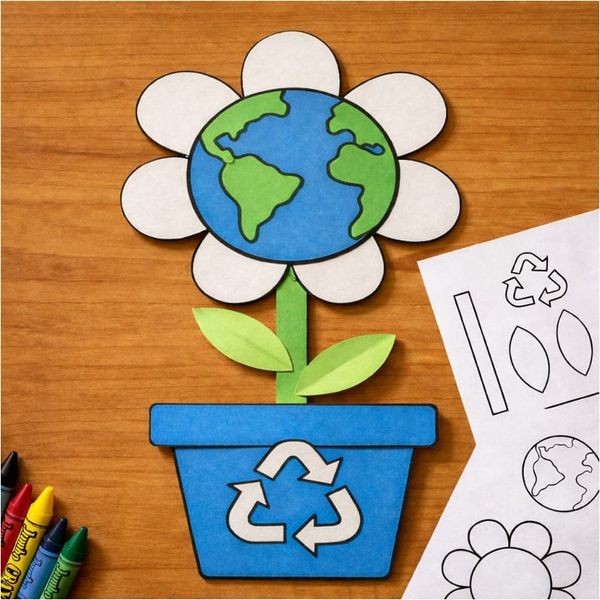 Simple Earth Day Crafts for Kids: Grow the Earth