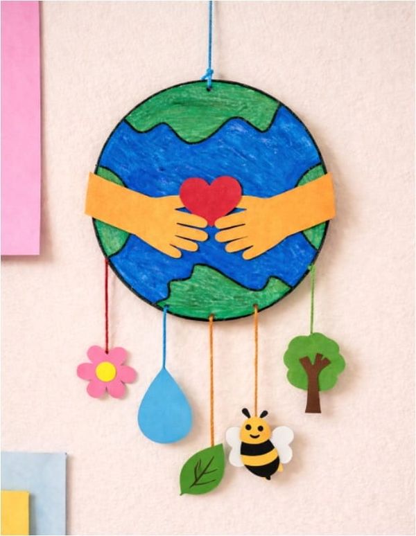 Earth Day Kids Craft: Love & Care for Earth