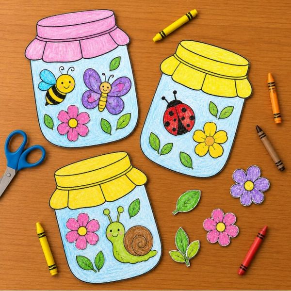 Cute Diy Bug Jar Craft for Kids