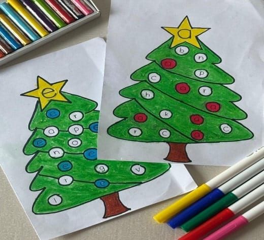 Easy Find the letter holiday worksheets for Kids!