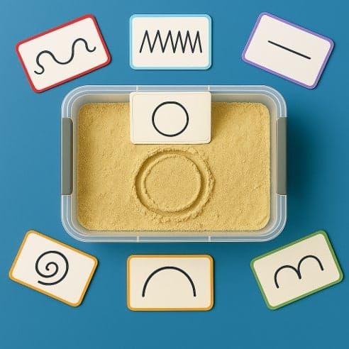 Sand Drawing Activity for Kids: Easy & Fun Tracing
