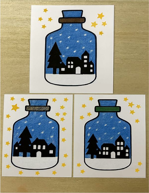 Easy Winter Bottle Scene Craft for Kids to Make