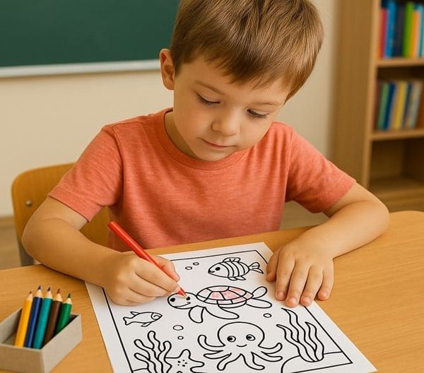 Free Printable Under the Sea Coloring Pages