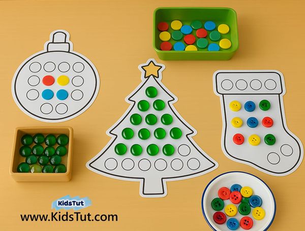 Holiday Button Crafts for Kids: Easy & Festive!