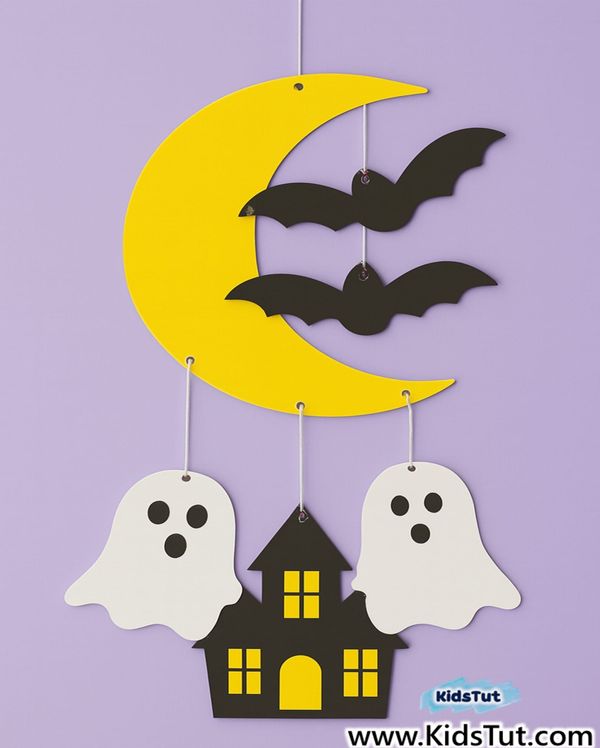 Easy Halloween Hanging Craft for Kids to Make