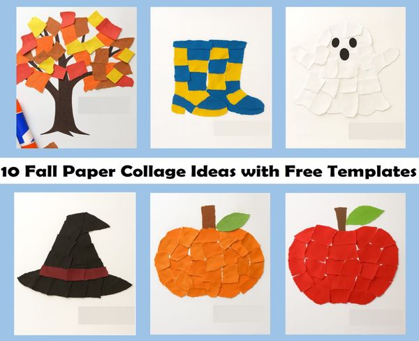 Easy Fall Crafts for Preschoolers with Templates