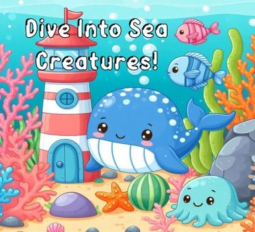 Free Printable Sea animals coloring pages for kids