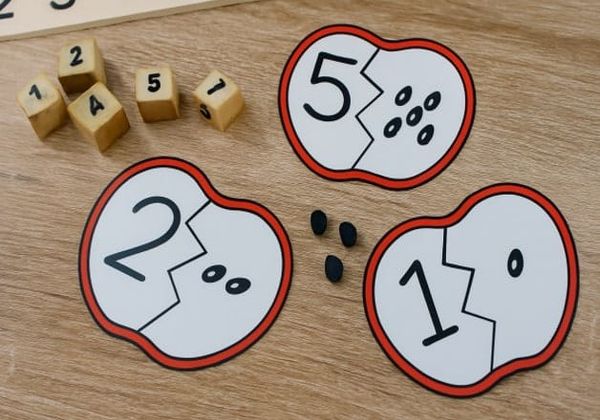 Free Printable Apple Number Puzzle 1–10 for Kids!