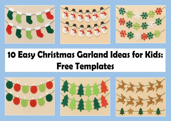 Easy and Fun Christmas Garland Ideas for Kids