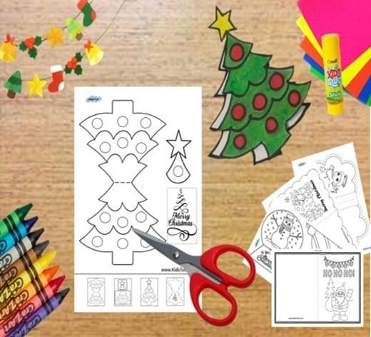 Creative and Easy Christmas card ideas for kids