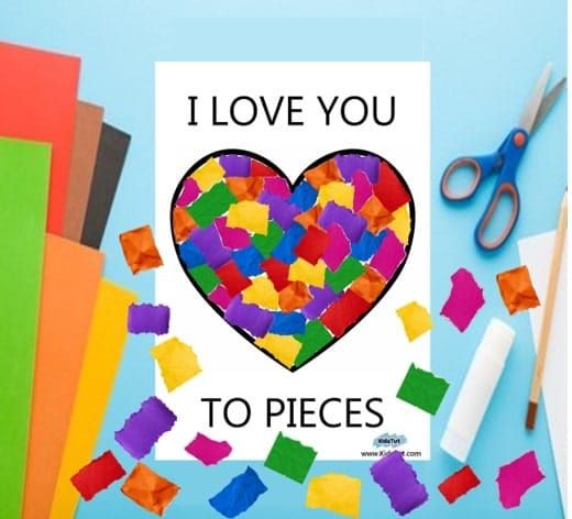 I Love You to Pieces: Easy Valentine Craft