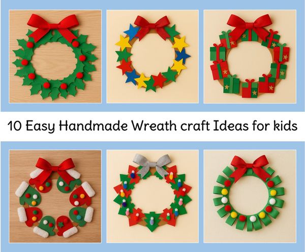 10 Fun and Easy Holiday Wreath Crafts for Kids