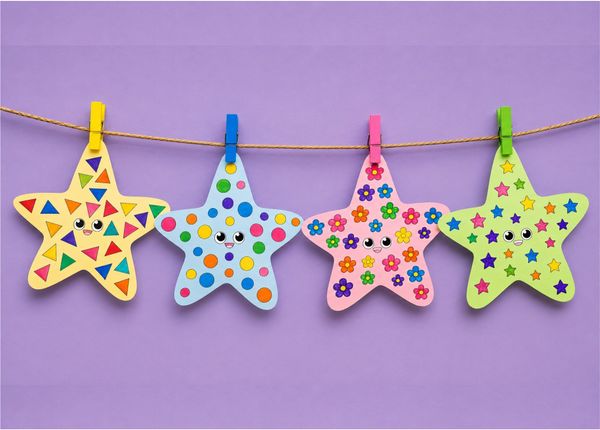 Easy Hanging Starfish Craft for Kids