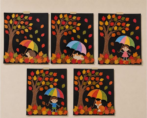 Creative Fall Scene Crafts for Kids