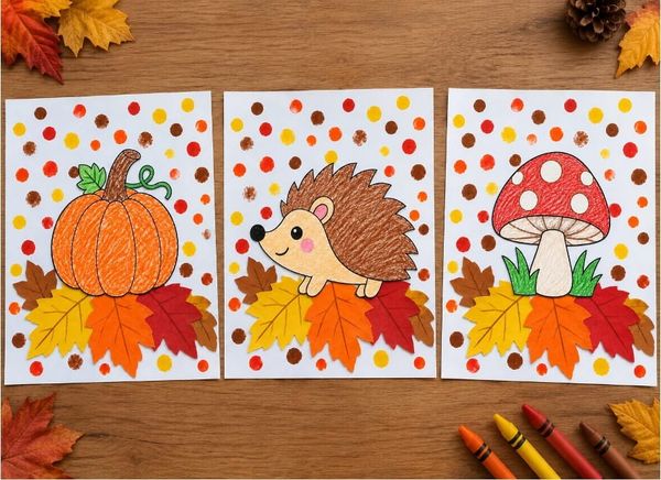 Fun Autumn Paper Craft Idea for Kids