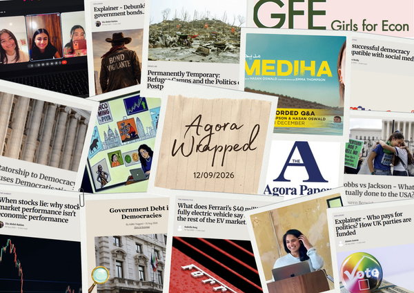 Agora Wrapped: Girls for Econ, new articles, guest writers and more exciting things to come!