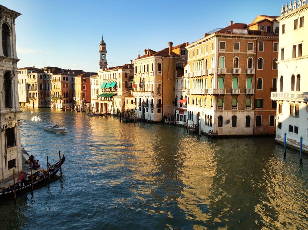 Venice during the golden hour