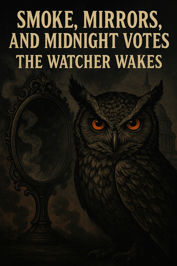 Smoke, Mirrors, and Midnight Votes: The Watcher Wakes