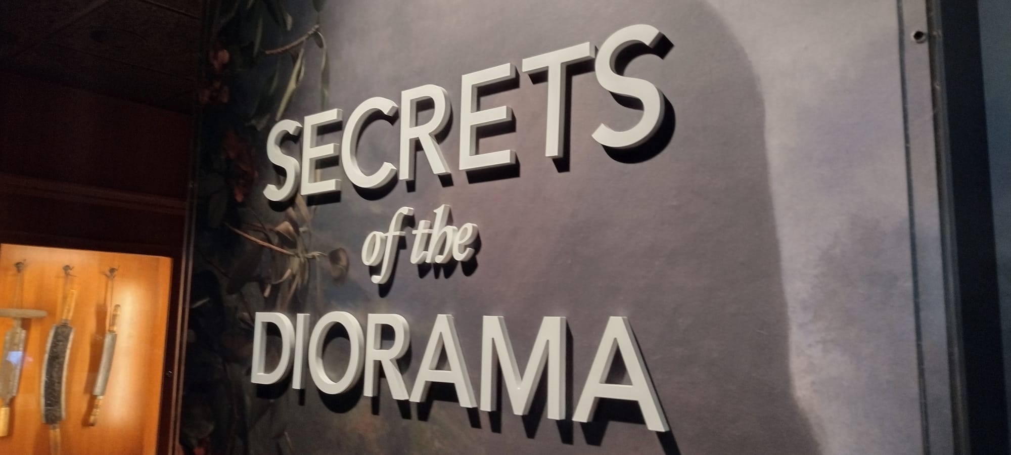 Secrets of the Diorama display at the Academy of Natural Sciences in Philadelphia.